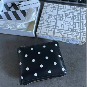 Comme des Garcons Polka Dot wallet